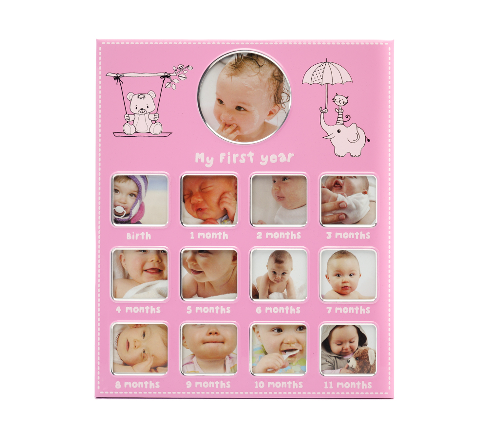 Мультирамка Fotografia для 13 фото, детская, розовая (FFM-534/13)