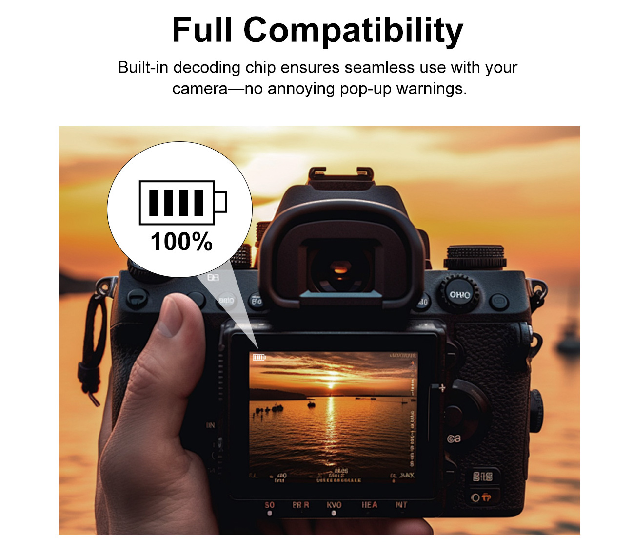 Аккуумулятор Kingma NP-W235 с портом зарядки USB-C, 2600 мАч