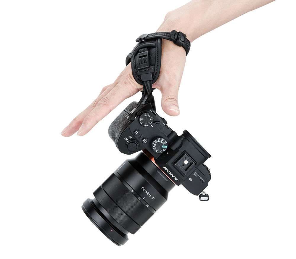 Ремень JJC HS-ML1M Black кистевой, с площадкой Arca-Swiss, черный