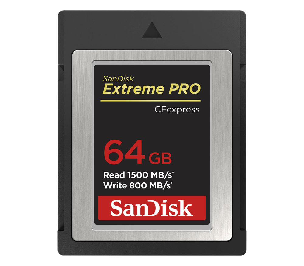 Карта памяти SanDisk CFexpress Type B 64GB Extreme Pro W800/R1500 (SDCFE-064G-GN4IN)