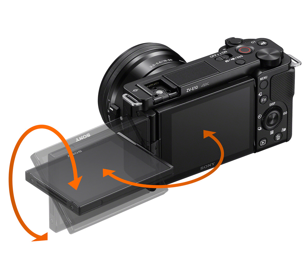 Беззеркальный фотоаппарат Sony ZV-E10 Kit + 16-50 II черный (уцененный)