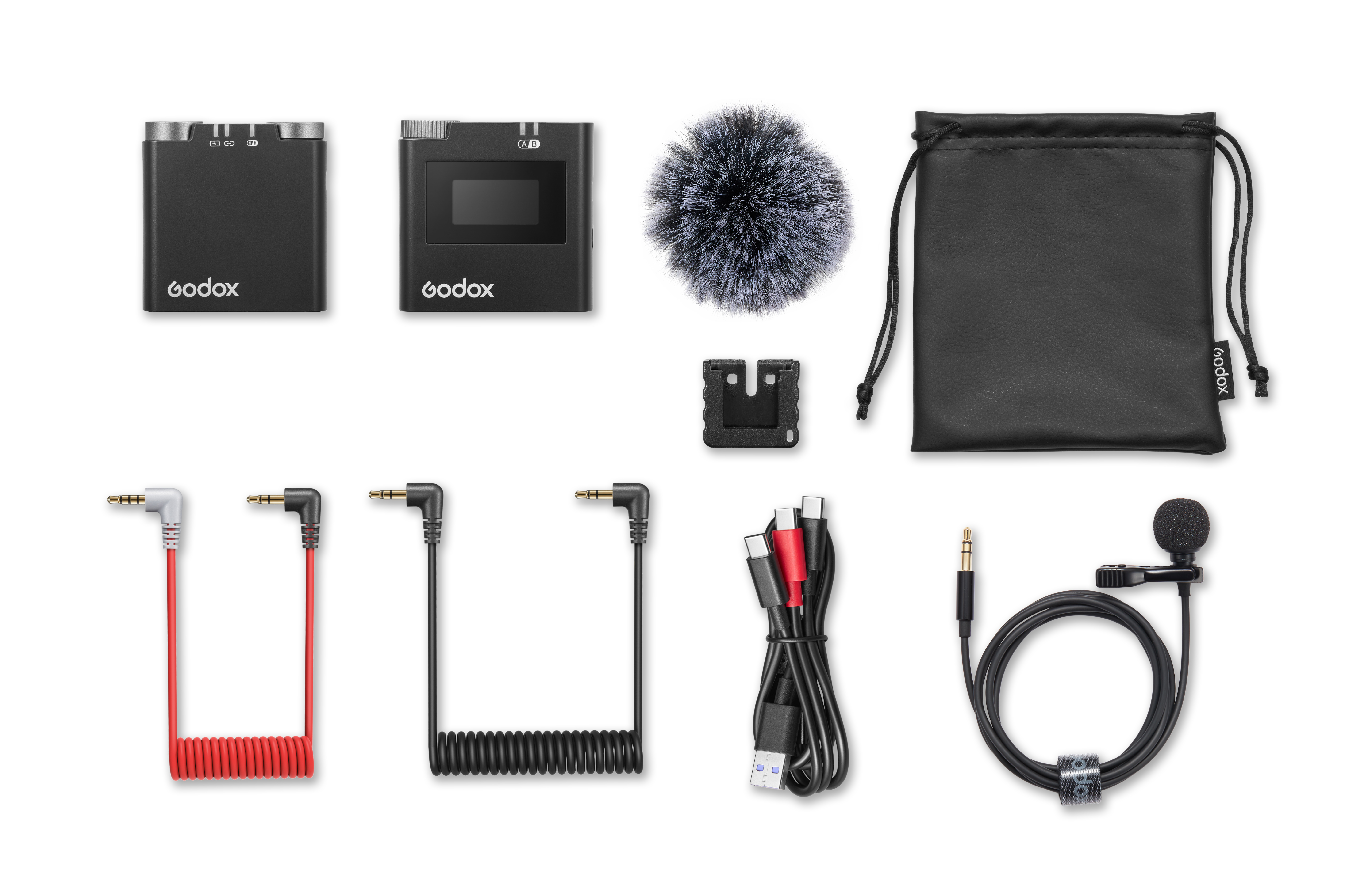Беспроводная система Godox Virso S M1, TX+RX, 2.4 ГГц, 3.5 мм TRS + TRRS, для Sony