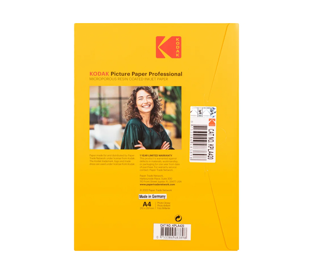 Фотобумага Kodak Paper Professional A4 Luster, полуматовая, 260 г/м2, 20 листов