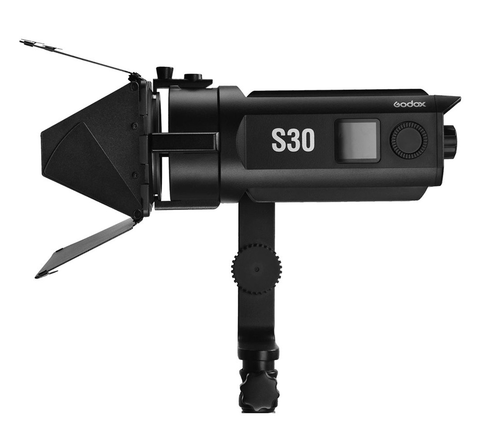 Осветитель Godox S30, светодиодный, фокусируемый, 30 Вт, 5600К
