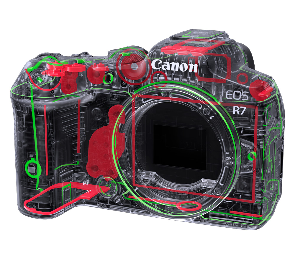 Беззеркальный фотоаппарат Canon EOS R7 Kit RF-S 18-150 IS STM