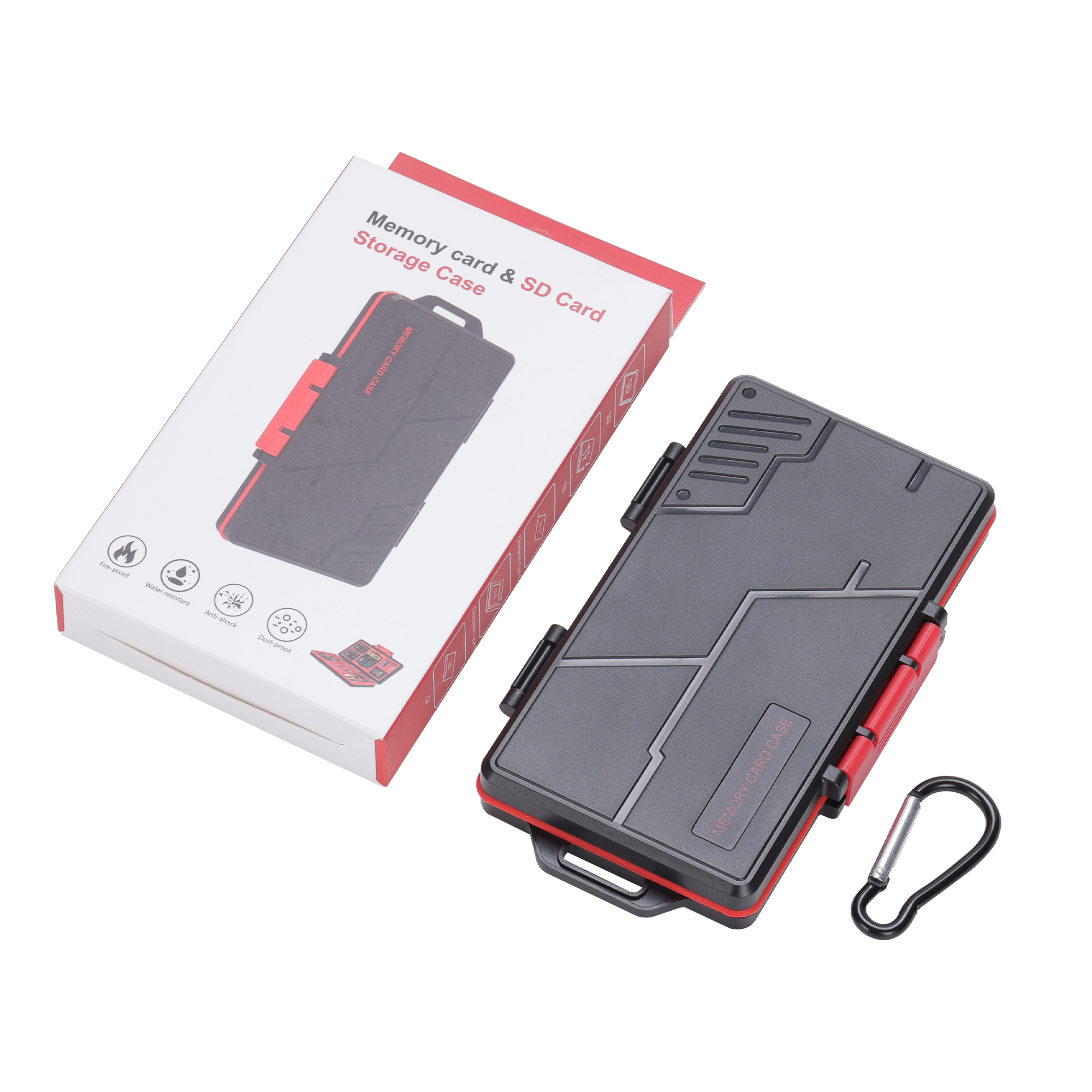 Кейс для карт памяти Kingma BMGP356, влагозащищенный: 2х CFE-B + 8x SD + 10 microSD