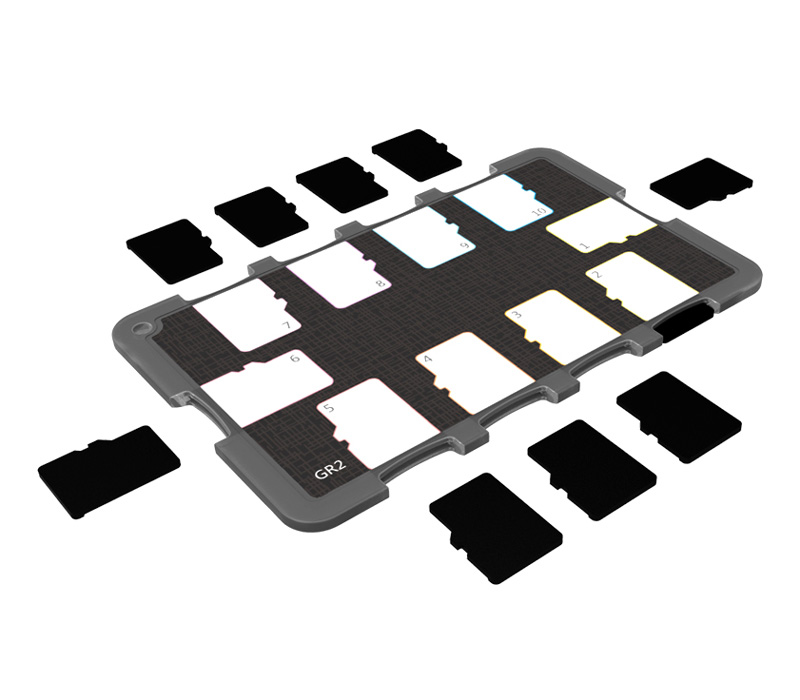 Кейс для карт памяти JJC MCH-MSD10GR, 10 MicroSD