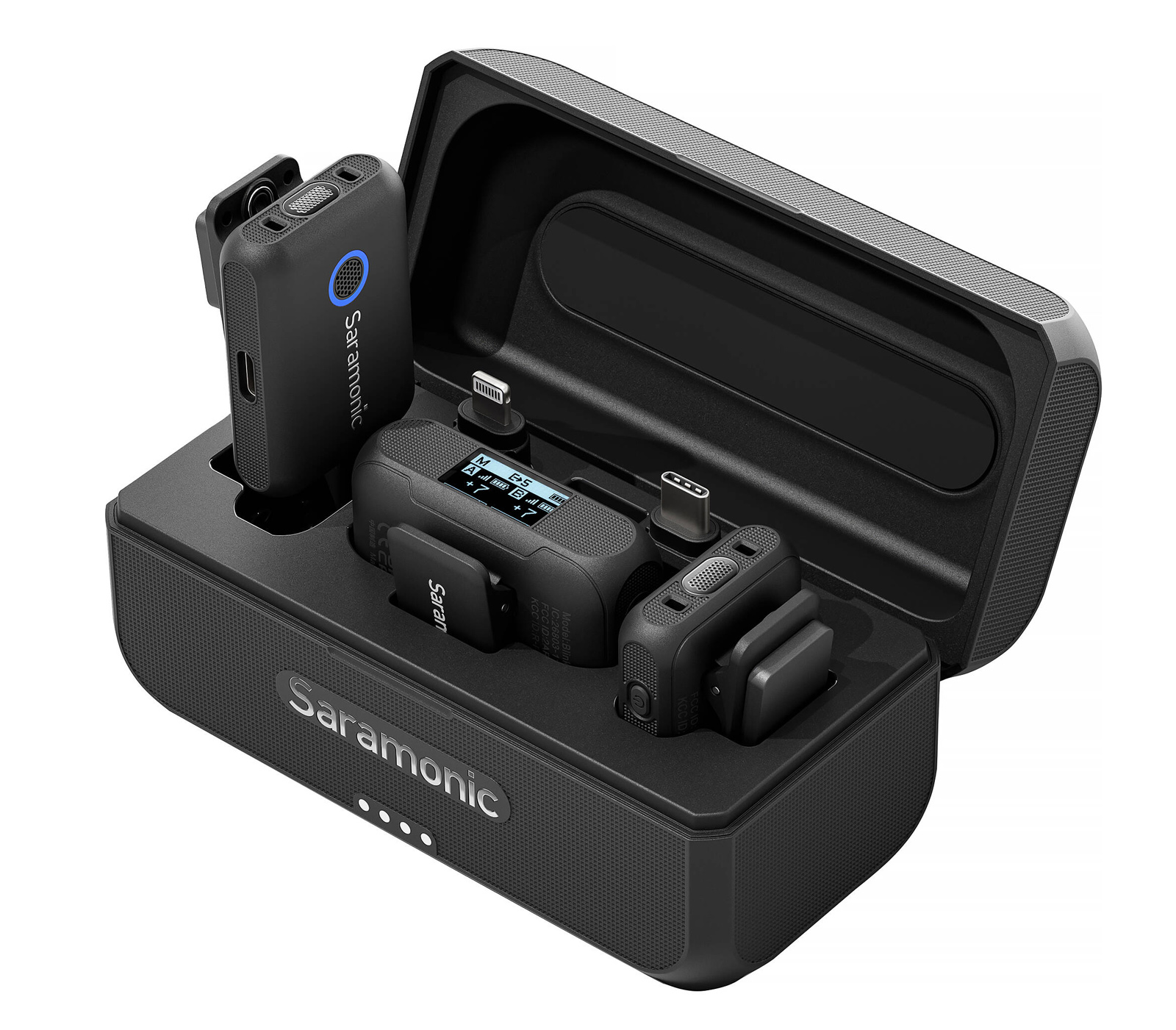 Беспроводная система Saramonic Blink500 B2+, TX+TX+RX, USB-C, Lightning, 3.5 мм