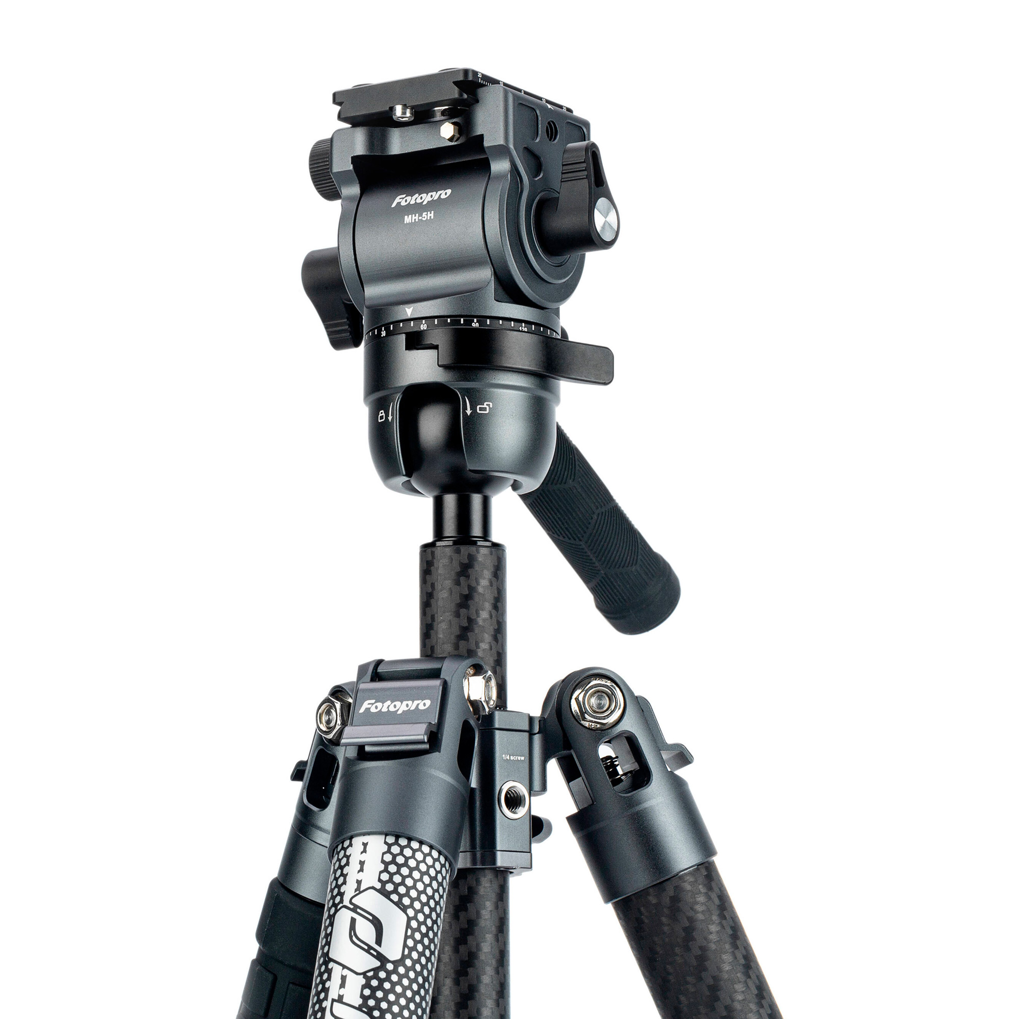 Штатив Fotopro X-Airfly Max Video, карбон, серый