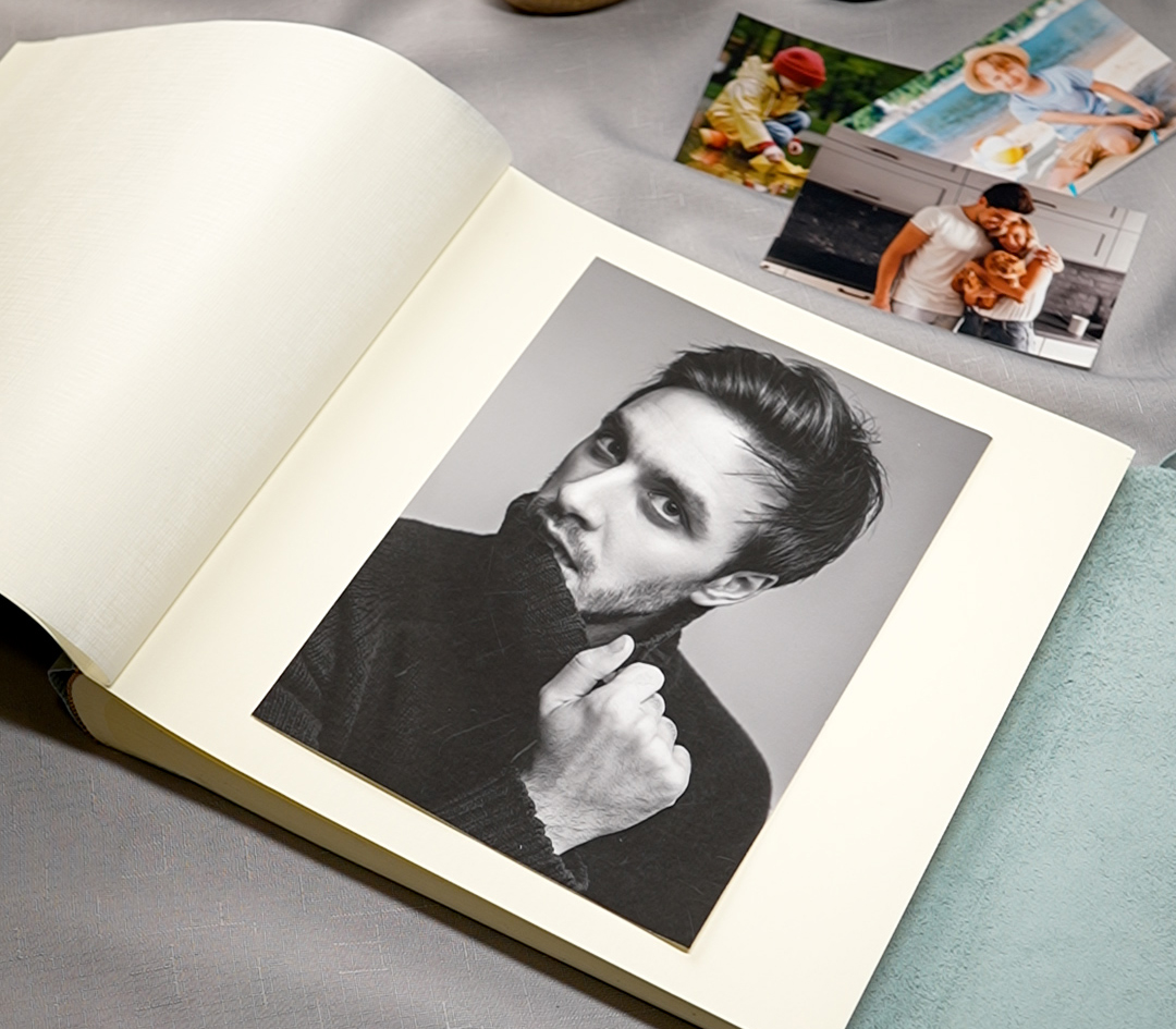 Фотоальбом Florentia Imilia 30x30см, 100 страниц, нат. кожа, зелёный