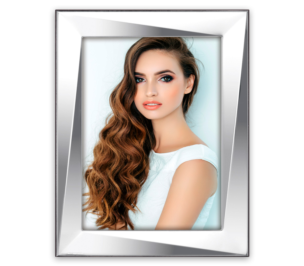 Фоторамка ZEP 15x20 см Positano, металл, серебристая