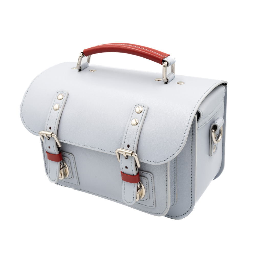 Сумка Kornet Кэмбридж S, кожаная, серая (состояние New) (б/у)