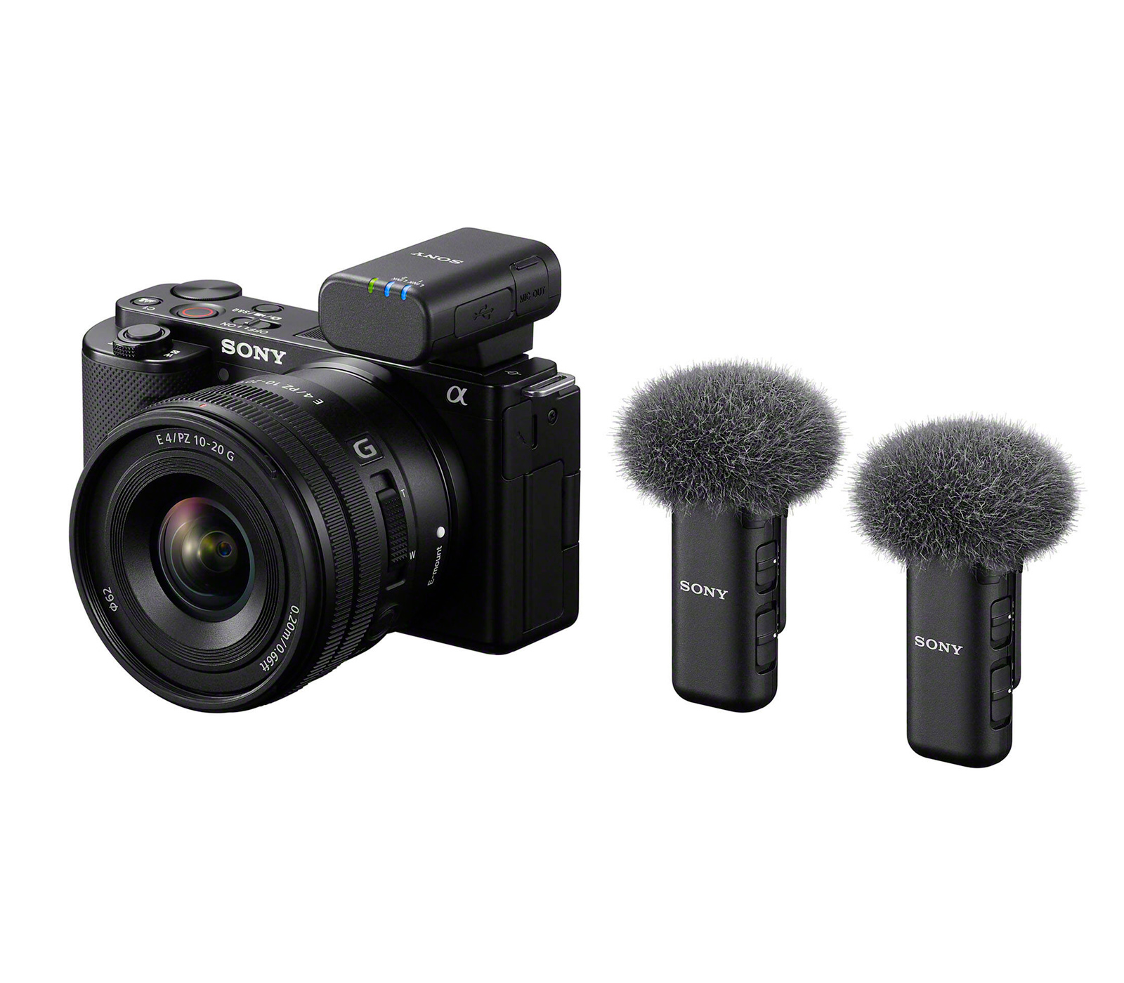 Беспроводная система Sony ECM-W3, Bluetooth 5.3 LC3plus, 2 микрофона, MI Shoe, 3.5 мм, USB-C