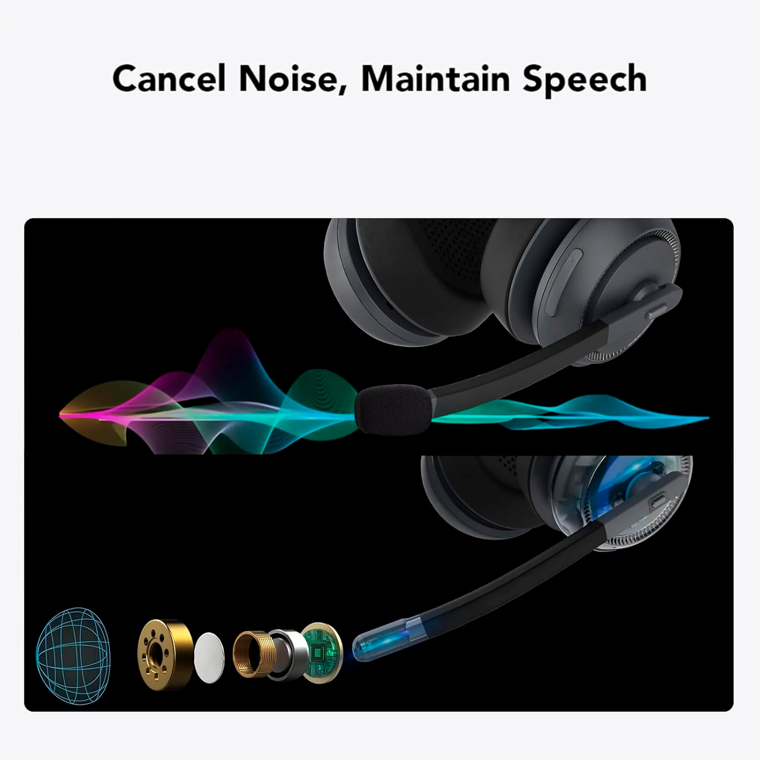 Беспроводная гарнитура Nearity Nuroum HP31DU Wireless Business Headset, Bluetooth 5.4, стерео