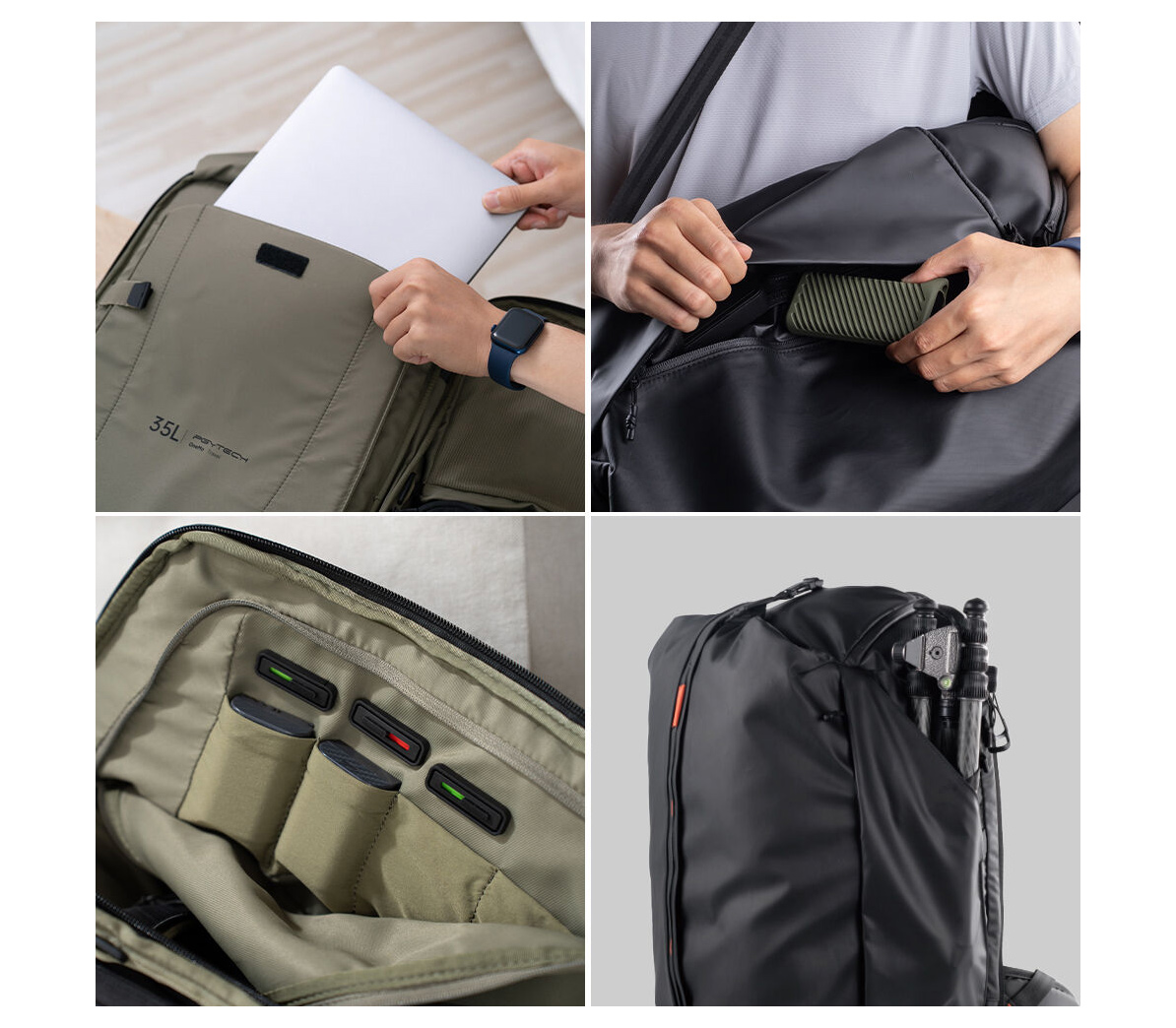 Рюкзак PGYTECH OneMo Travel Backpack 35L, цвет Twilight Black