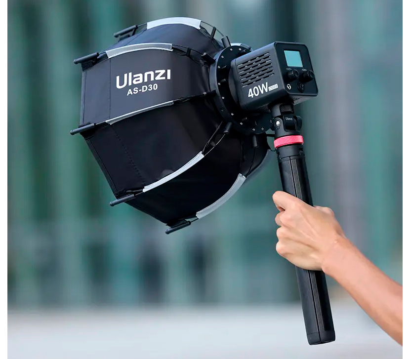 Октабокс Ulanzi AS-D30 Mini Soft Box, быстрораскладной, 30 см, mini Bowens