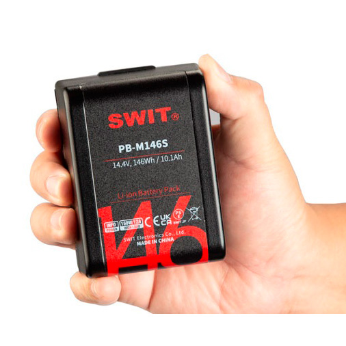 Аккумулятор SWIT PB-M146S V-Mount Pocket, 146 Втч, D-Tap, USB-A