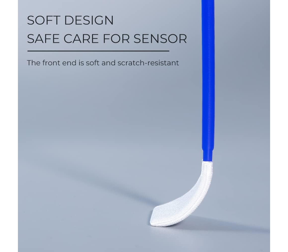 Шваброчки для чистки матриц K&F Concept 1598, для APS-C камер (10 шт, жидкость, перчатки)