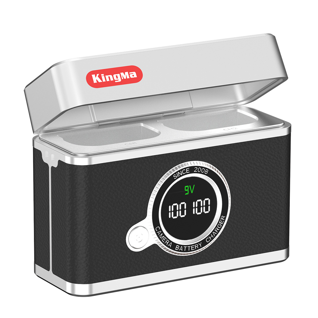 Зарядный кейс Kingma BM071-LPE6 для 2х Canon LP-E6, черный