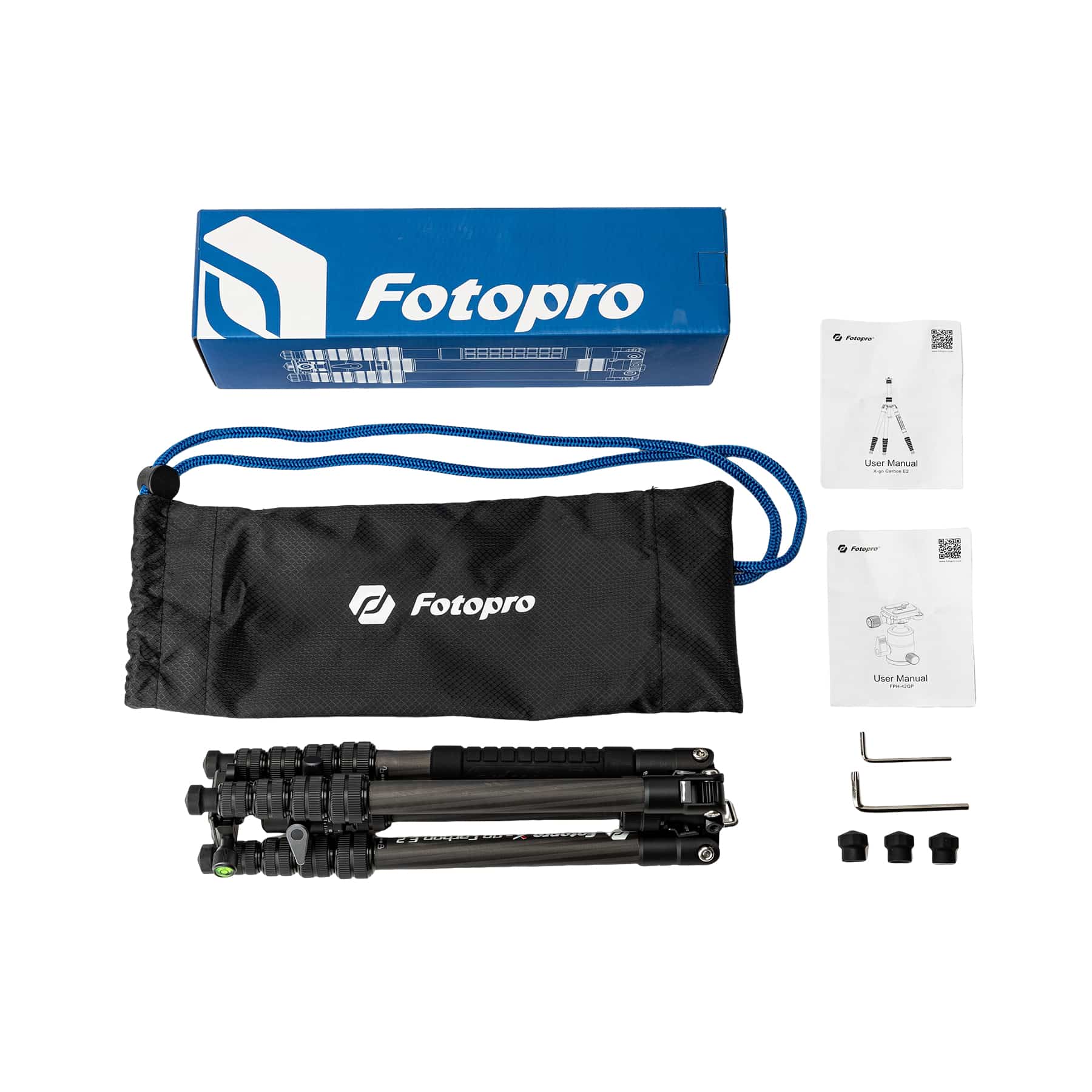 Штатив Fotopro X-Go Carbon E 2, карбоновый, до 8 кг