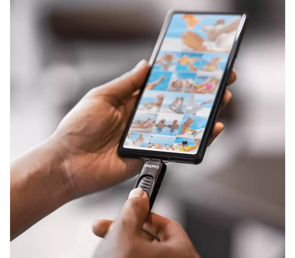 Накопитель SanDisk USB3.2 Type-C Flash 256GB Ultra Slider