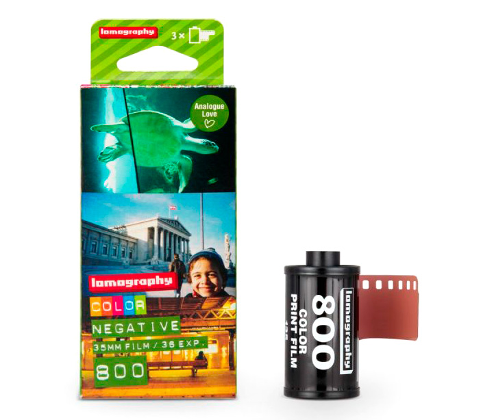 Фотопленка Lomography 800/36 Color Negative 3-pack