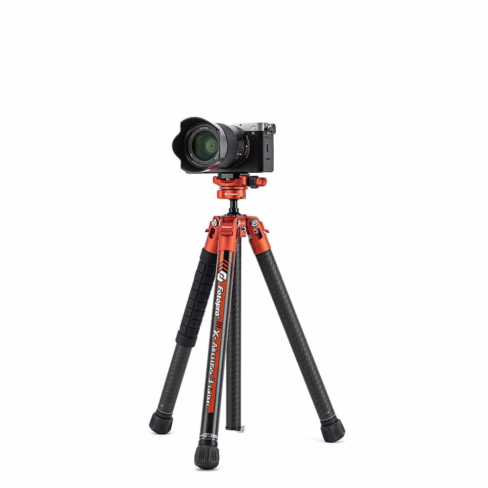Штатив Fotopro X-Aircross 3 Lite Orange, карбон, до 4 кг (уцененный)