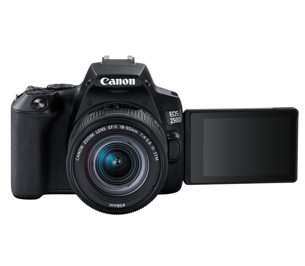 Зеркальный фотоаппарат Canon EOS 250D Kit 18-55 IS STM, черный (уцененный)