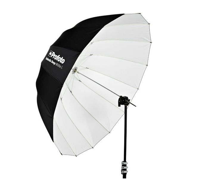 Зонт Profoto Umbrella Deep White L, глубокий, белый, 130 см