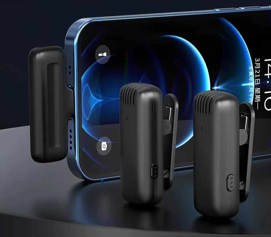 Беспроводная система Ulanzi J12 Lavalier, 2.4 ГГц, TX+TX+RX, USB-C, чёрный