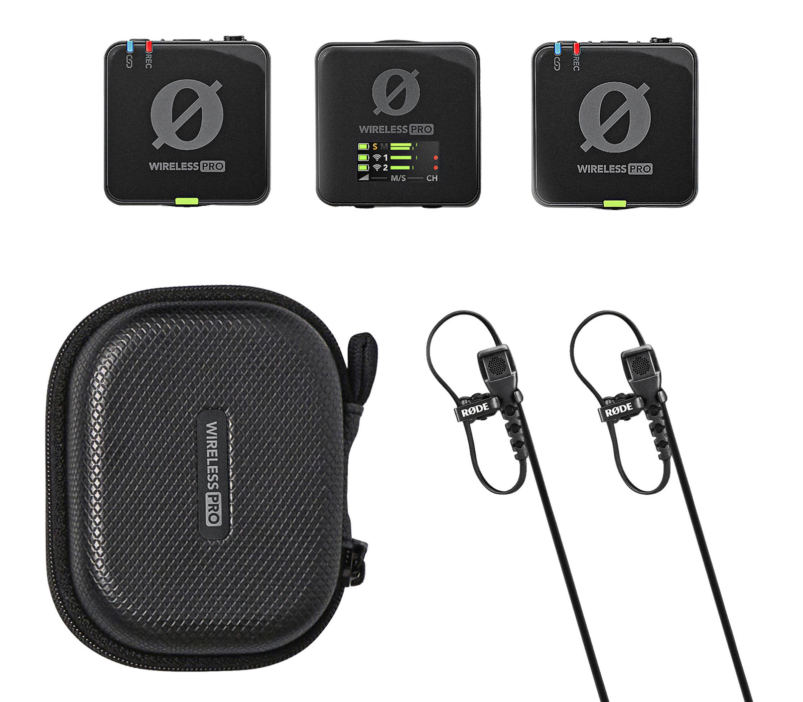 Беспроводная система RODE Wireless PRO, TX+TX+RX, 32 бита, 3.5 мм + USB-C + Lightning