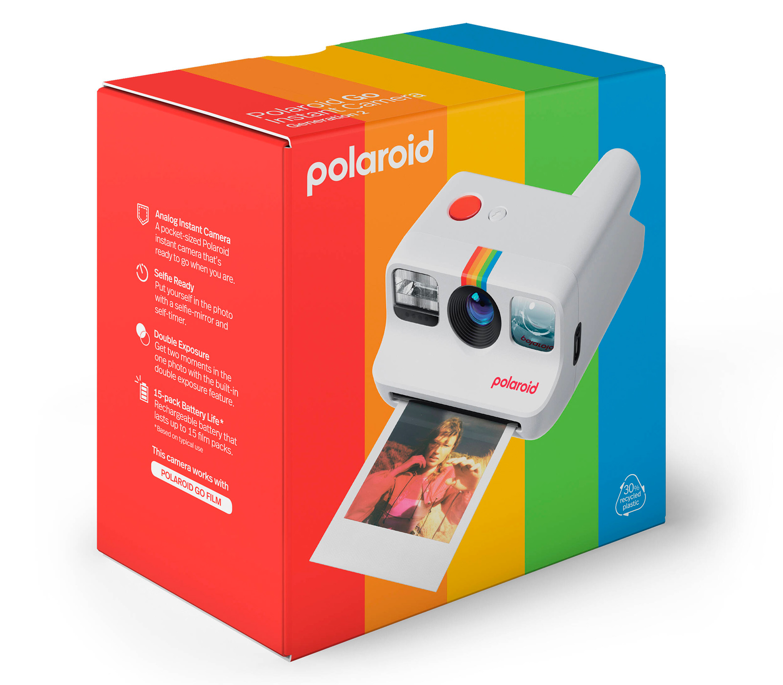 Фотоаппарат моментальной печати Polaroid Go Generation 2, белый