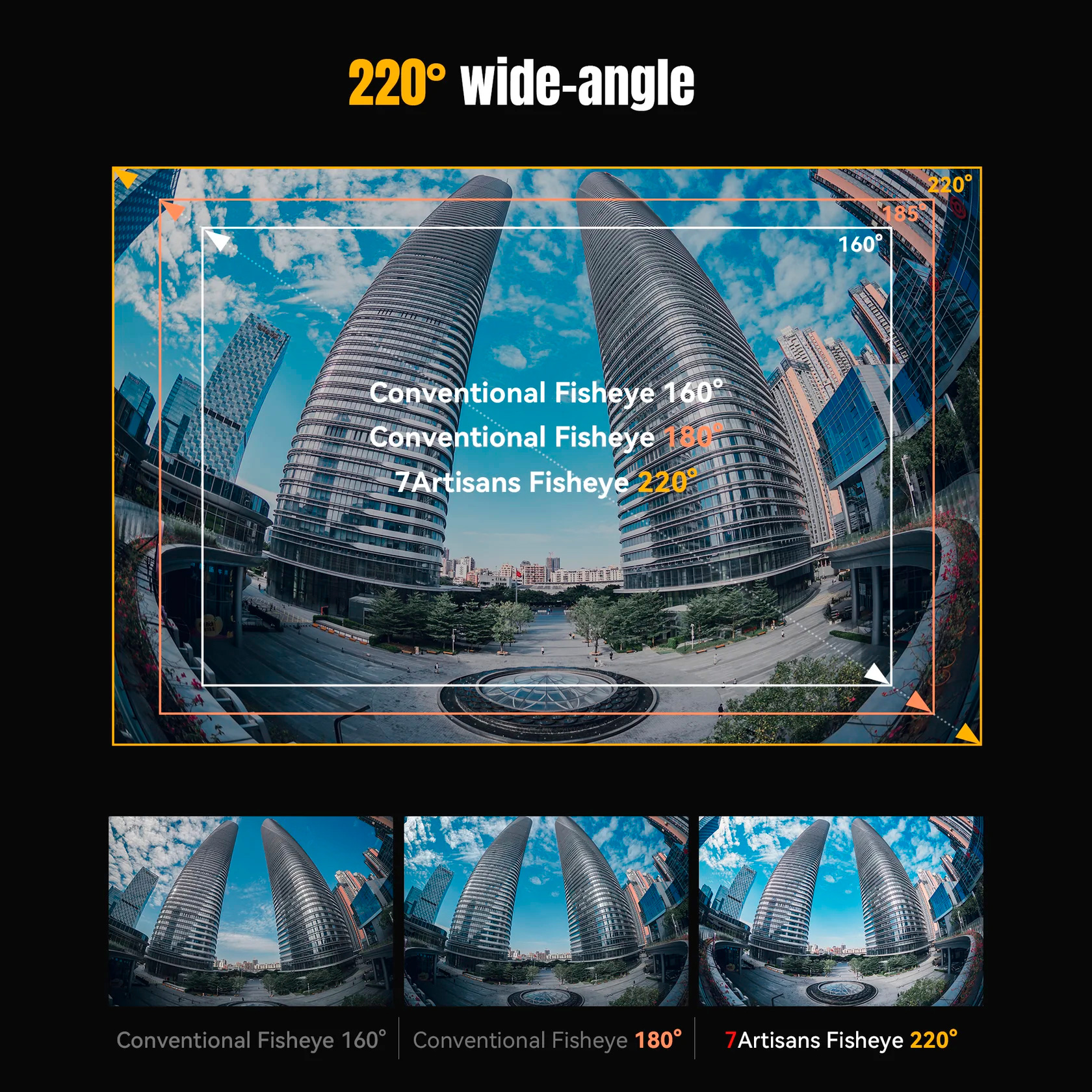 Объектив 7Artisans 6mm f/2 Fisheye для Fujifilm X-Mount