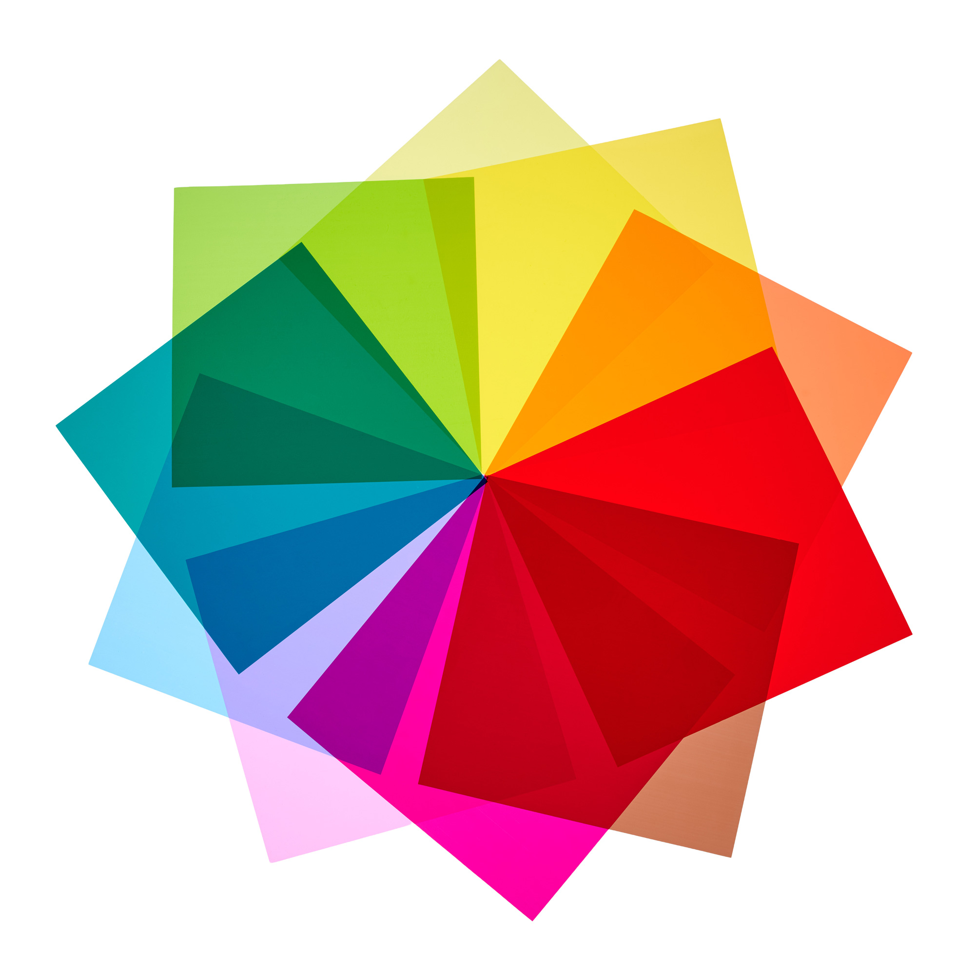 Набор гелевых светофильтров primary color 20x20 см, 10 дополнительных цветов