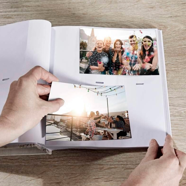 Фотоальбом Walther 200 фото 10х15 см MONZA, белый