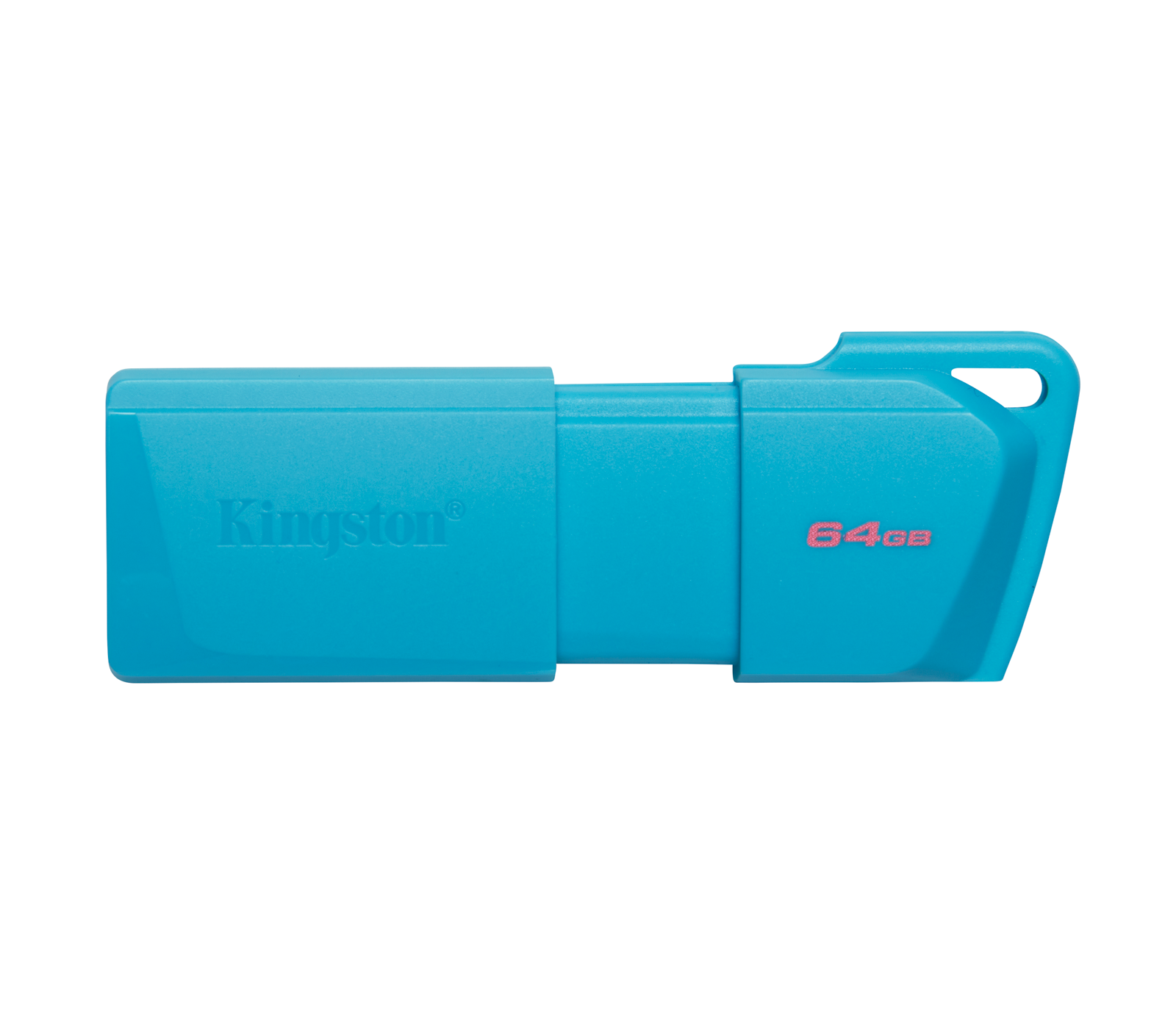 Накопитель Kingston USB3.2 Flash 64GB DataTraveler Exodia M - Neon Aqua, голубой