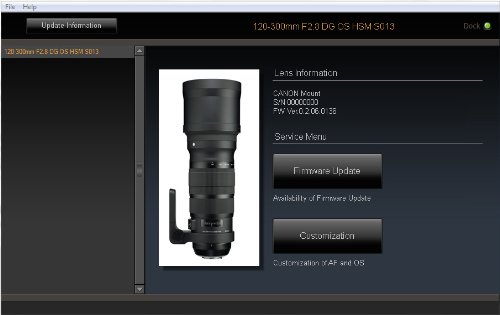 Док-станция Sigma USB Dock UD-01 для Canon EF
