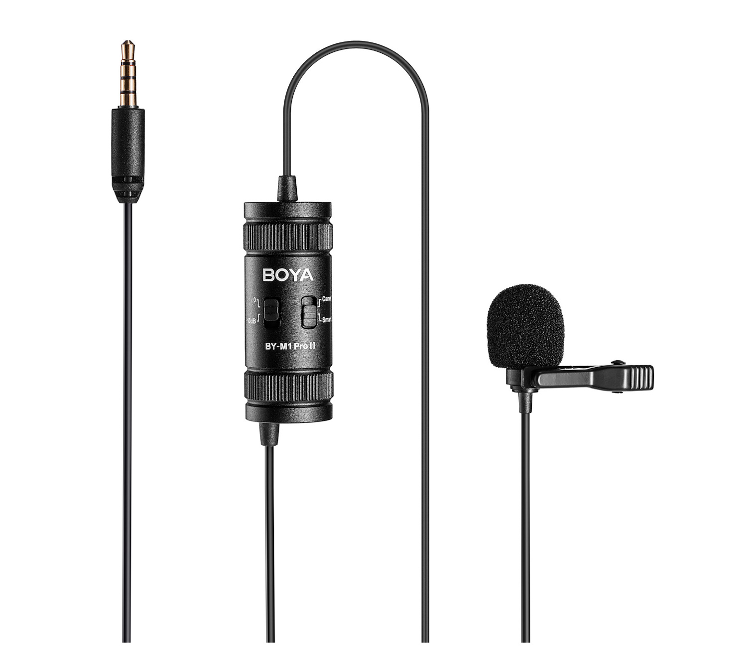 Микрофон Boya BY-M1 Pro II, петличный, всенаправленный, 3.5 мм TRS / TRRS (уцененный)