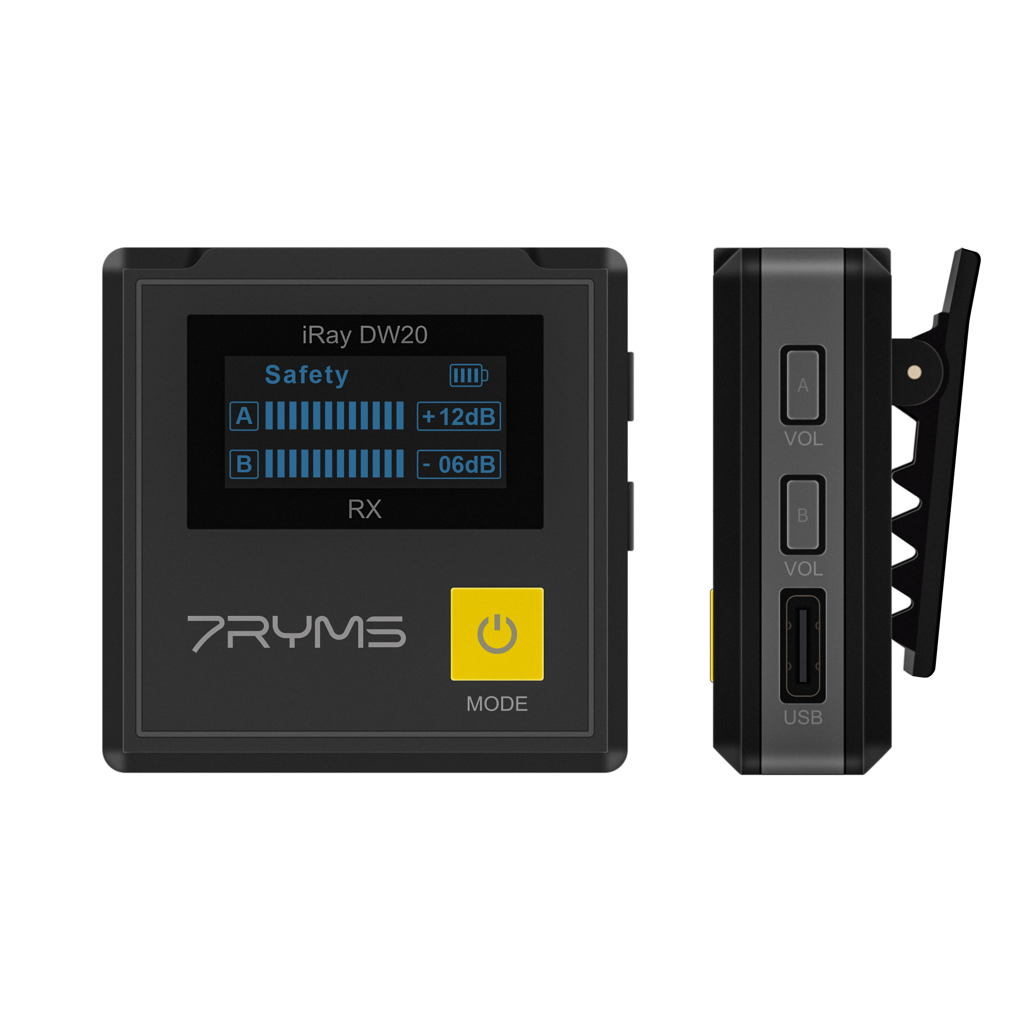 Беспроводная система 7Ryms iRay DW20 Pro,  2,4 ГГц с кейсом для зарядки
