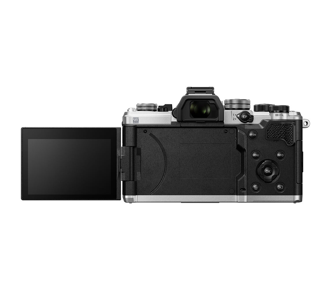 Беззеркальный фотоаппарат OM System OM-3 Kit серебристый + 12-45mm f/4.0 Pro, черный