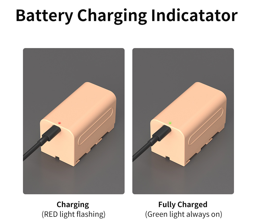 Аккумулятор Kingma NP-F750, 5200 мАч, зарядка USB-C