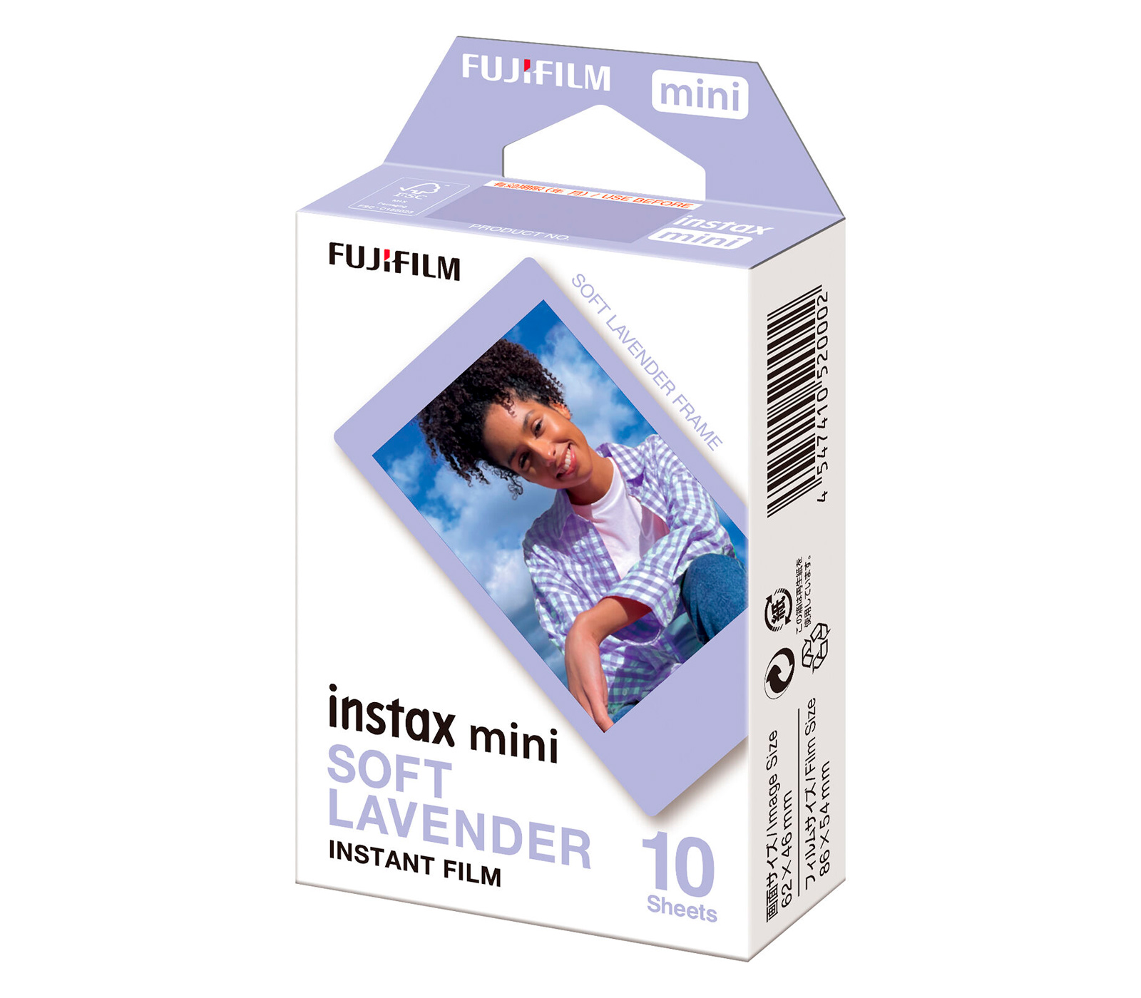 Картридж Fujifilm Instax Mini Soft Lavander, 10 снимков