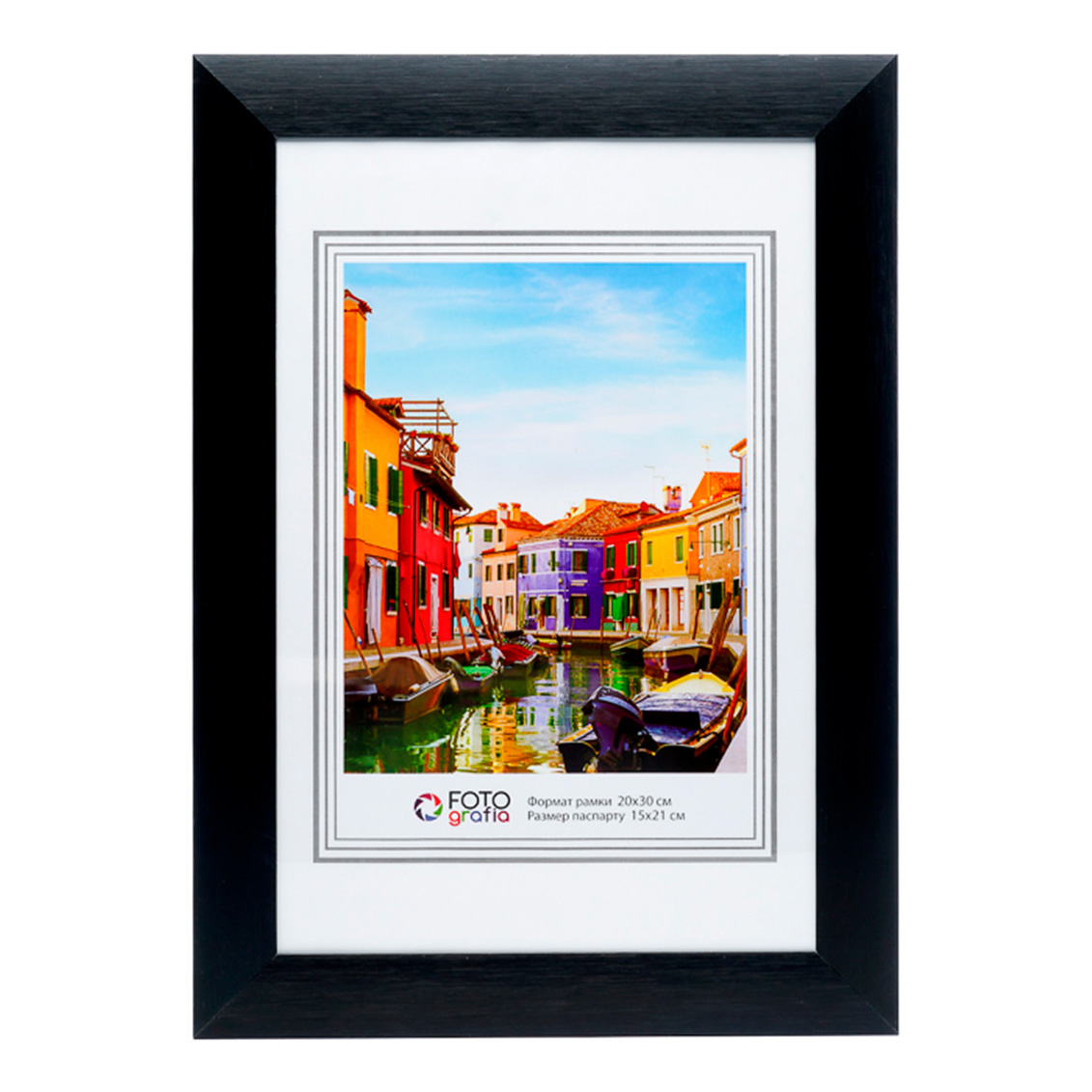 Фоторамка Fotografia 20x30 см, алюминий, черная (FFAL-9105)
