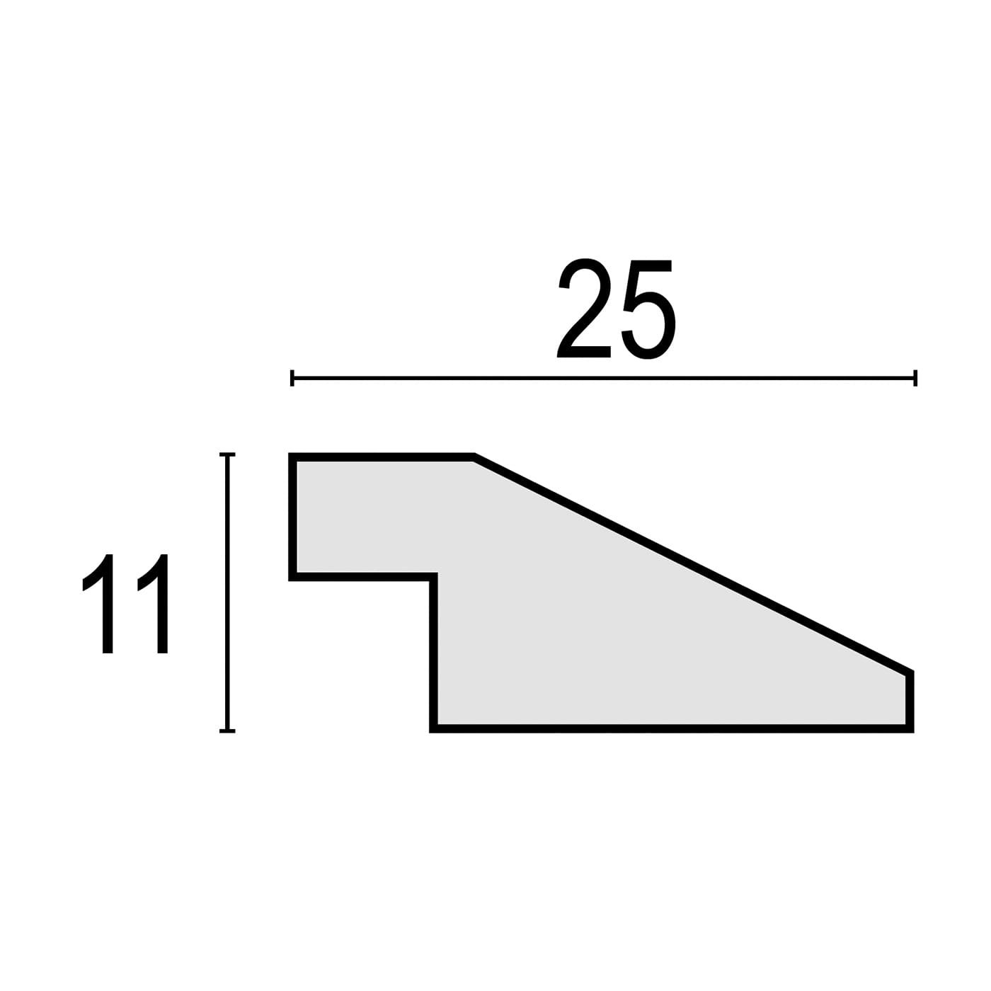 Фоторамка ZEP 10x15 см, NT465G ADLER GREY