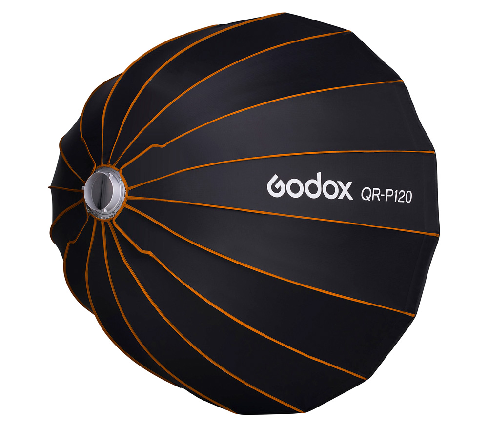 Софтбокс Godox QR-P120 параболический, быстроскладной, 120 см