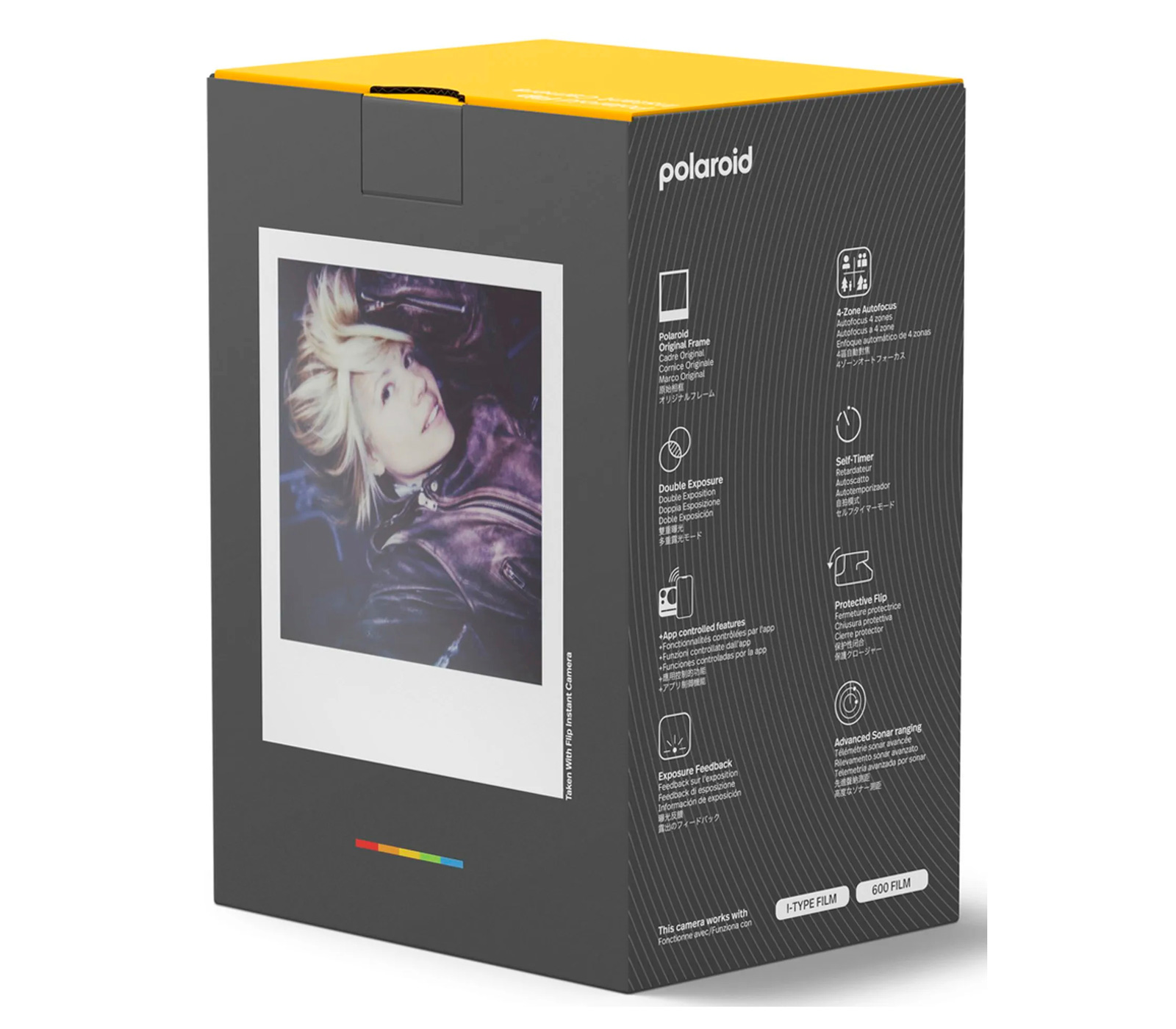 Фотоаппарат моментальной печати Polaroid Flip, черный (уцененный)
