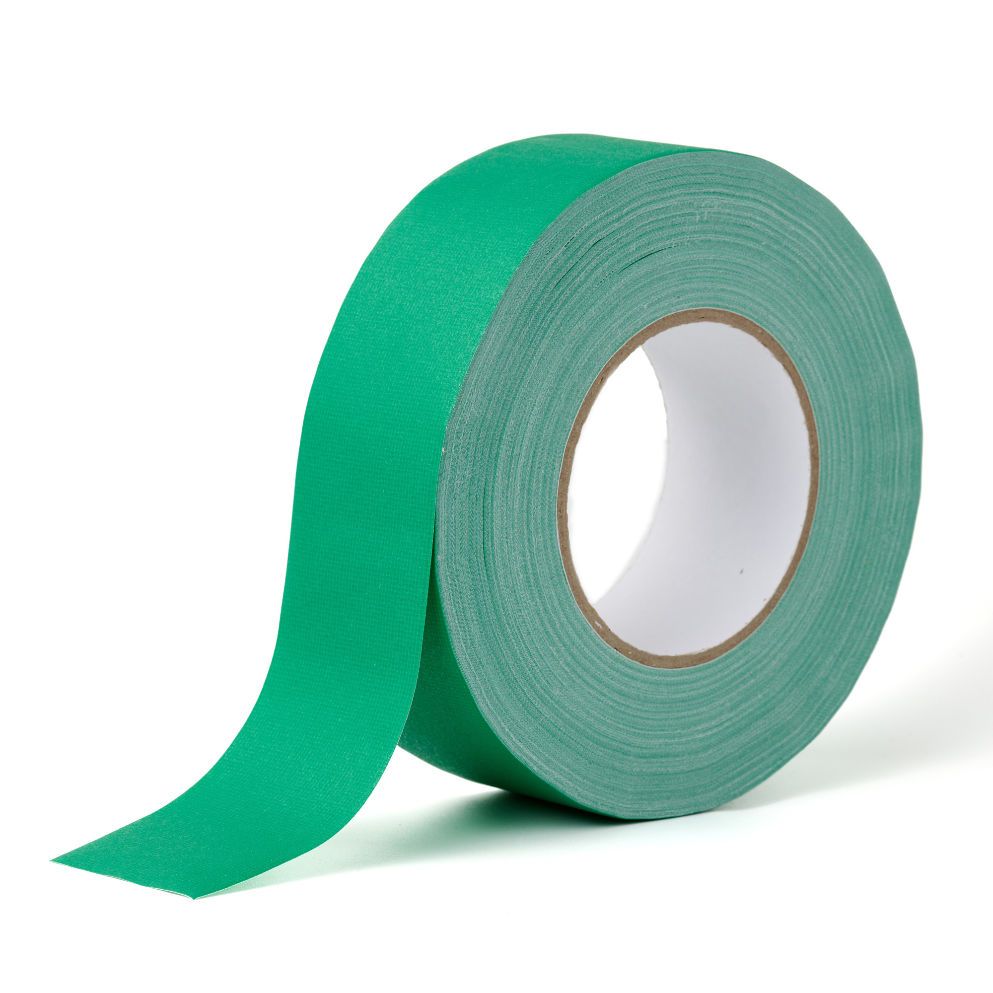 Гаффер тейп primary color Green, зеленый матовый тканевый, 48мм х 50м