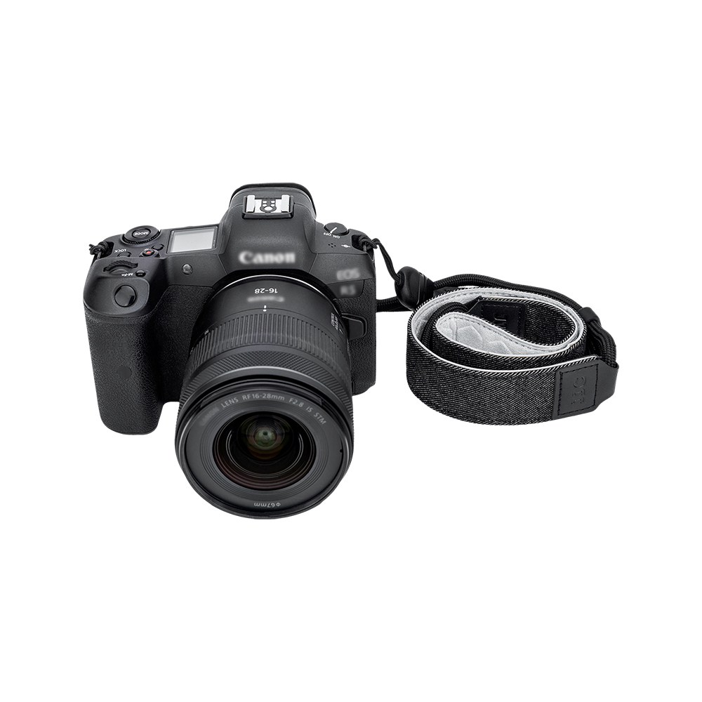 Ремень нашейный JJC FS-BKDS, 120 см, деним, черный