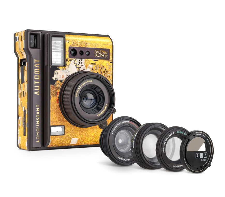 Фотоаппарат моментальной печати Lomography LOMO'Instant Automat + Lenses Klimt Gold Leaf Edition