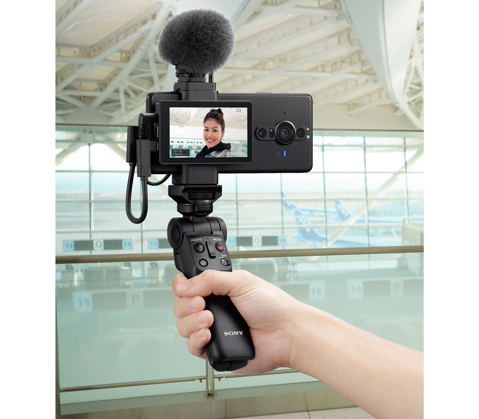 Микрофон Sony ECM-G1, направленный, моно, 3.5 мм / MI Shoe